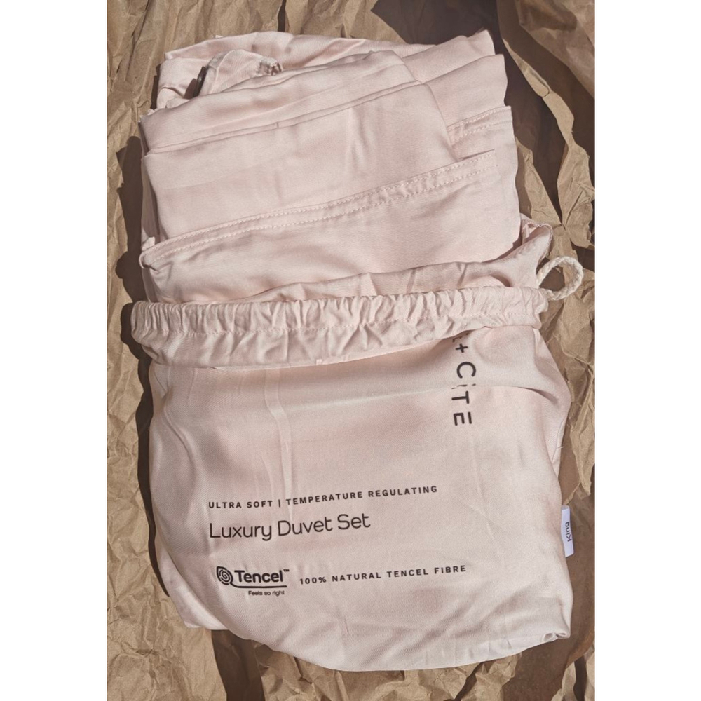 OliveCrate Eucalyptus Lyocell KING Duvet Set Cooling, Hypoallergenic